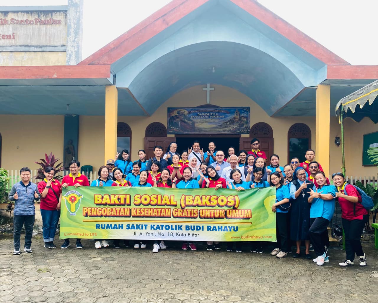 Wujud Kepedulian, RSK Budi Rahayu dan Stasi Ngeni Gelar Bakti Sosial Pengobatan Gratis